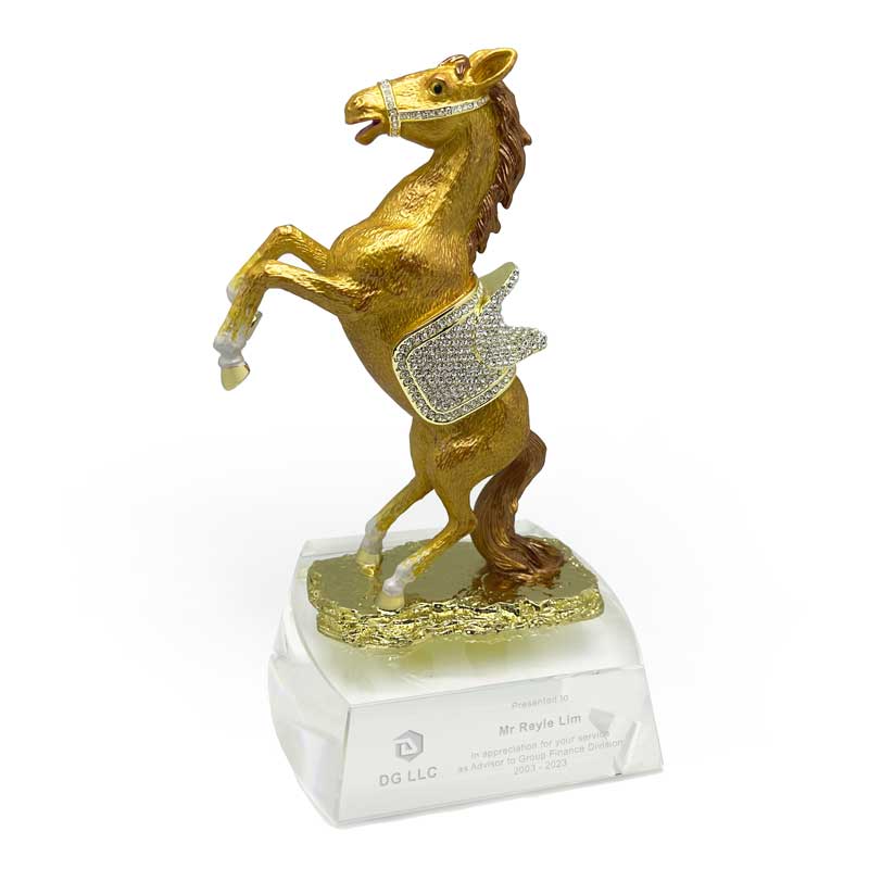 Golden Champion Horse