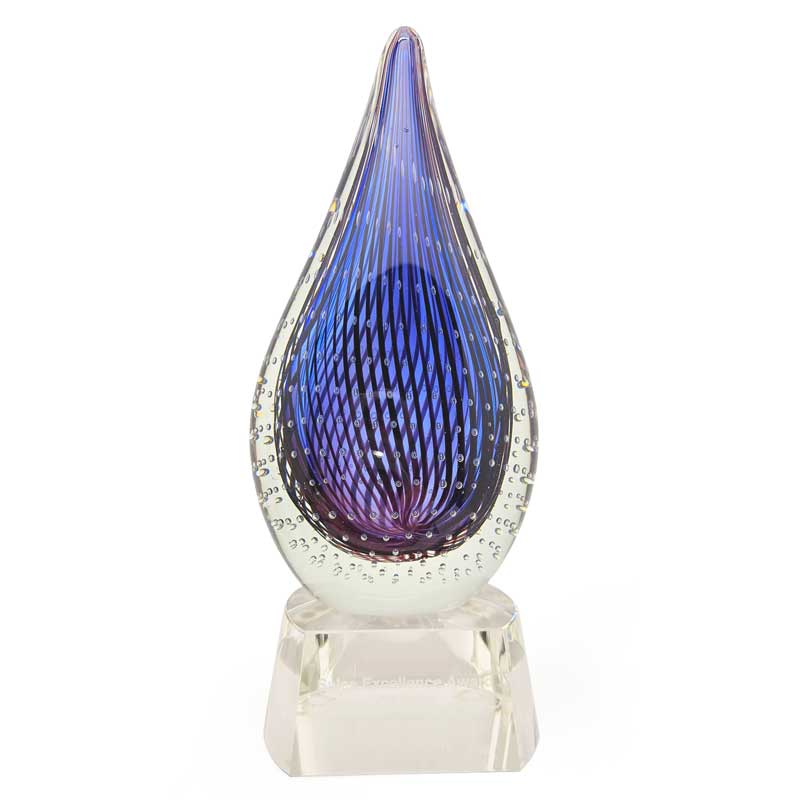 Icelet Colour Glass Trophy
