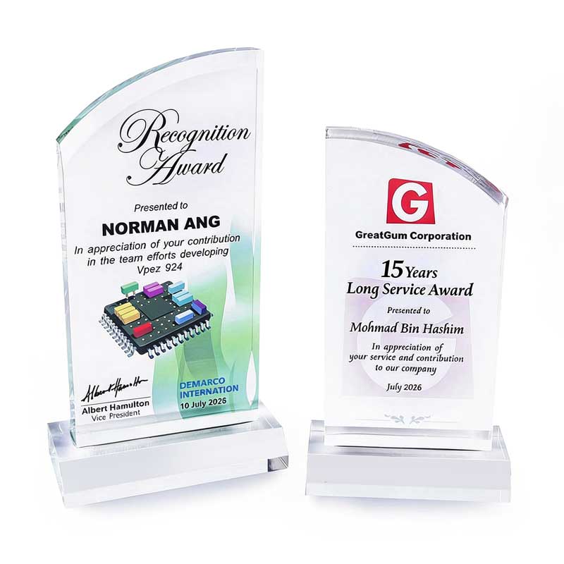 Silvanite Acrylic Trophy